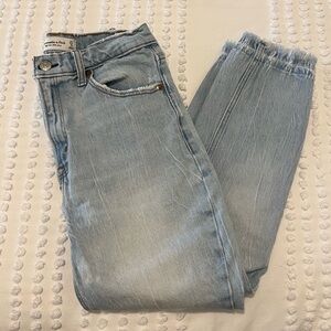 A&F High Rise Mom Jean